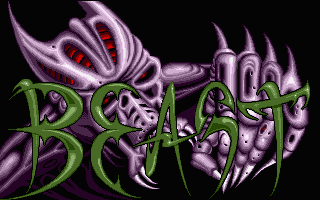 Shadow of the Beast title screen for Atari ST